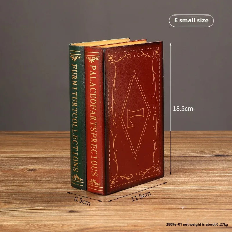 European retro fake book props ornaments office book model photo props simulation book storage box