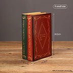 European retro fake book props ornaments office book model photo props simulation book storage box