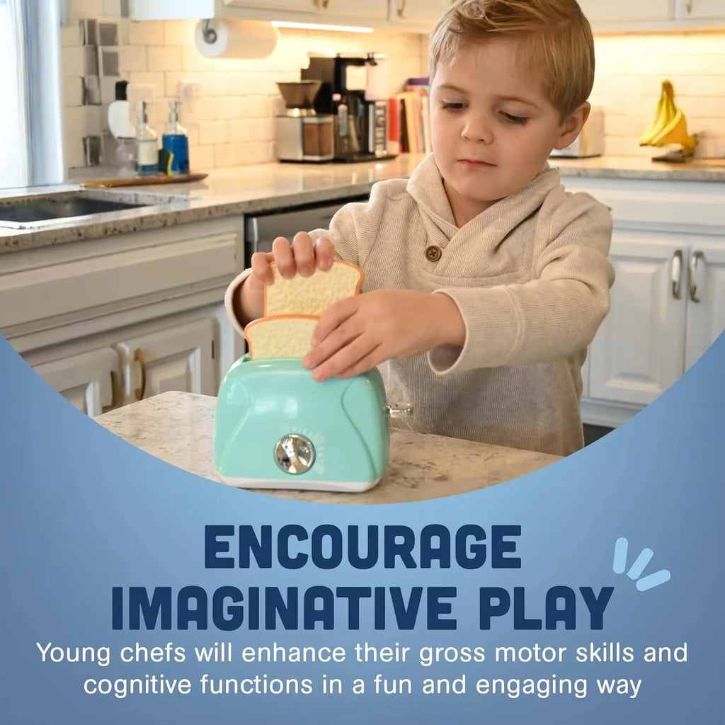 Simulation Kitchen Appliance Playset Kids Pretend Play Kitchen Toy Mini Household Appliance Role-Play Set Educational Toys Gifts