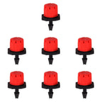 100-1000pcs Adjustable Drip Irrigation Droppers Rotating Sprinklers 1/4'' Emitter Dripper For Micro Balcony Yard Watering System