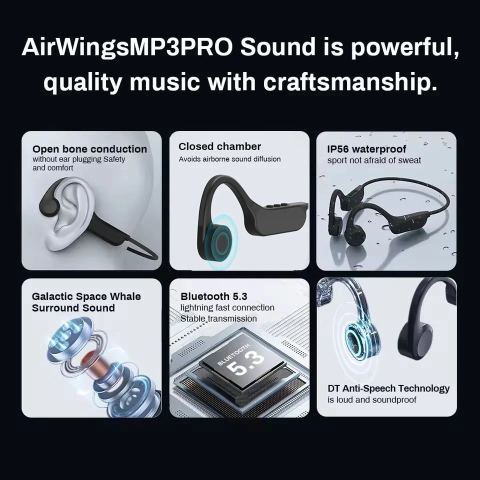 Xiaomi Mijia Bone Conduction Earphone Bluetooth 5.3 Sports Light Weight Wireless Headphones Ear Hook TWS Waterproof Headset