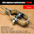 New Upgrade 10Pcs Electric Fence Wire Tightener Wire Tensioner,Cable Tensioner for Wire Tensioner Electric Fence, Farm Fence