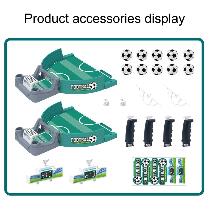 Portable Soccer Table - Desktop Foosball Board Game for Kids, Boys & Family Parties | AlluCanFind