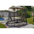 Outdoor Mosquito Net for A2 Banana Crank Arm Umbrella 250-300cm Diameter 230cm Height Sunshade Gazebo Roman Umbrella A1 A2 A3 Mo