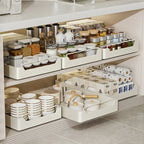 Kitchen Storage metal holdetr with Slide Rails Pull-out Drawer Storage Tray Spice Storage Rack  kitchen accessories organizer