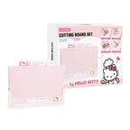 Hello Kitty Anime Girl 4-In-1 Kitchen Cutting Board PP Material with Storage Wholesale Cutting Board Set