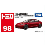 TAKARA TOMY Tomica NO.98 TESLA Model 3 Alloy Diecast Collection Cars Model Toys for Children Boys