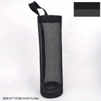 Kitchen Garbage Bag Wall Mounted Storage Bag, Circular Miscellaneous Storage Bag, Hanging Rear Door Storage Box.