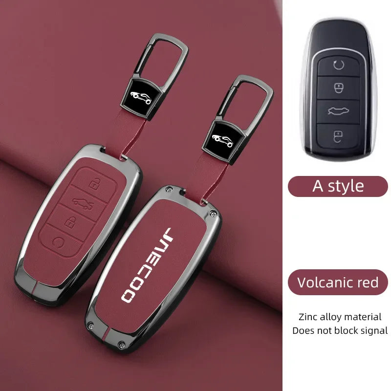 For Omoda JAECOO J7 2025 2024 Car Remote Control Key Case Keychain Accessories Garnish Trim Cover