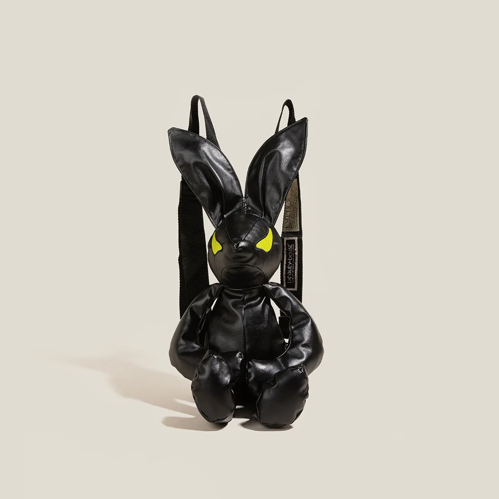 Y2K Cool Cartoon Rabbit Doll Backpack | Unique Fashion Shoulder Bag for Teens