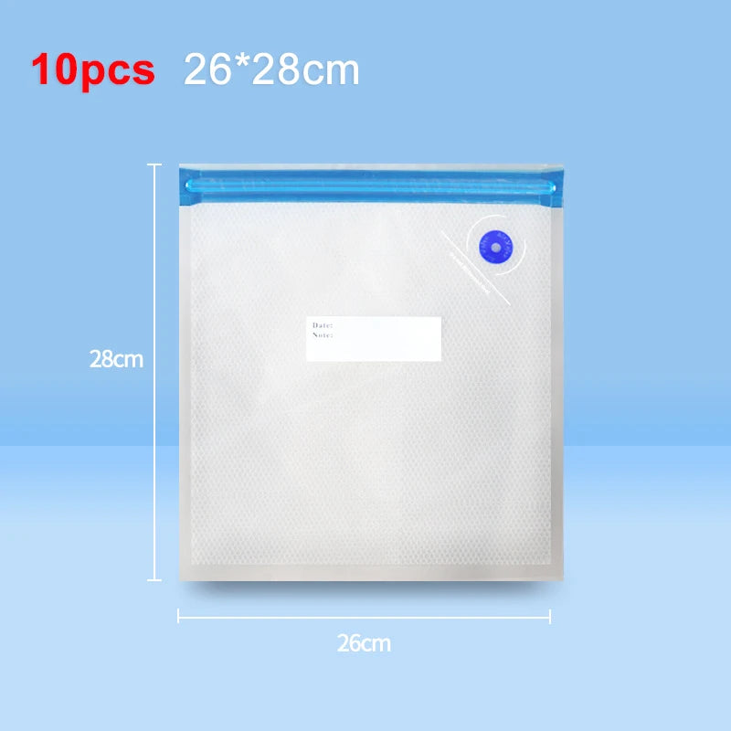 Vacuum Bags Reusable Food Vacuum Packaging Bags 10pcs Vacuum Sealing Storage Bags for Food Air Valve Bag Food Fresh Keeping Bags