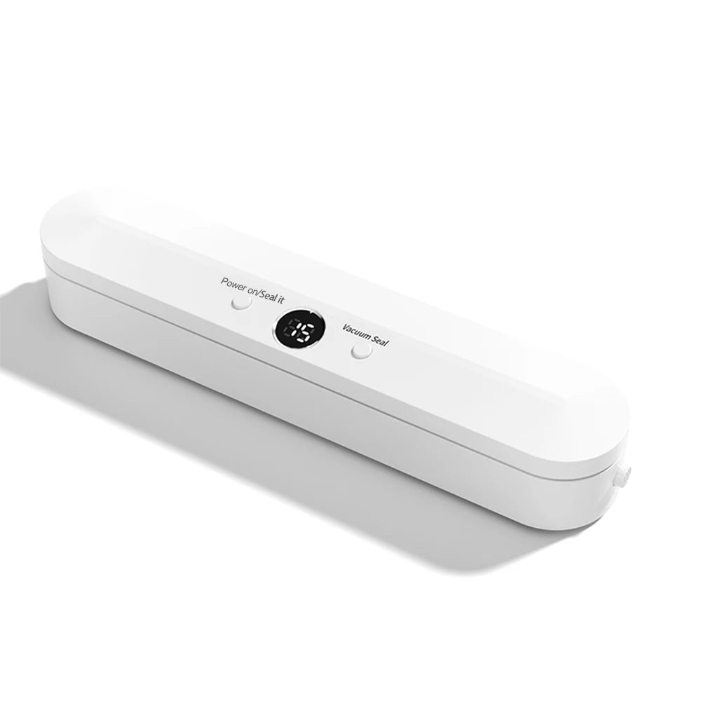 Electric Vacuum Sealer Food Preservation Plastic Bags Sealer Packaging Machine Wireless Sealing Machine Kitchen Household Tool