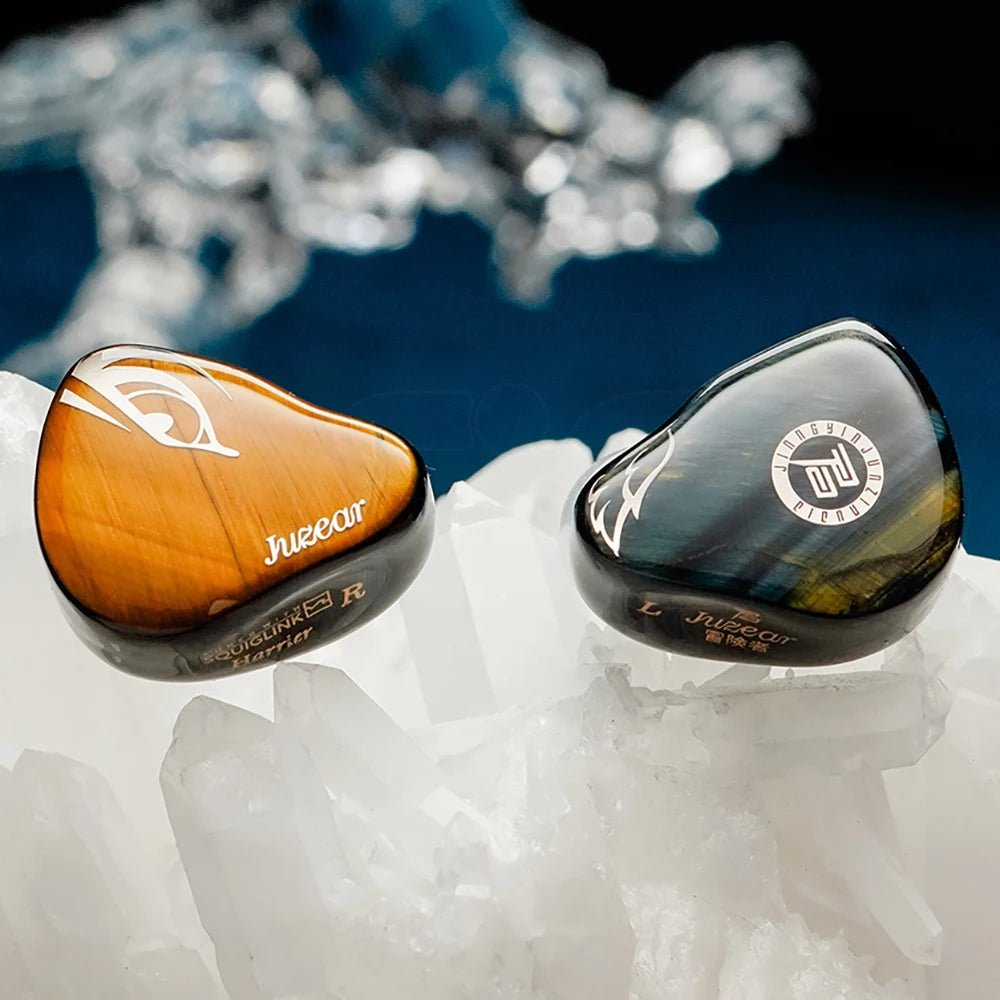 Juzear Harrier 1DD+6BA+2 Micro Planar Driver In-ear HiFi Earphone with 3.5+4.4mm interchangeable plugs Cable | HiFiGo