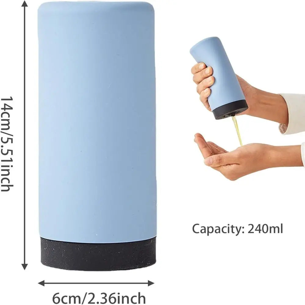 Refillable Dish Soap Dispenser Silicone Dish Soap Squeeze Bottle Washing Up Liquid Dispenser Soap Dispenser Shampoo Conditioner