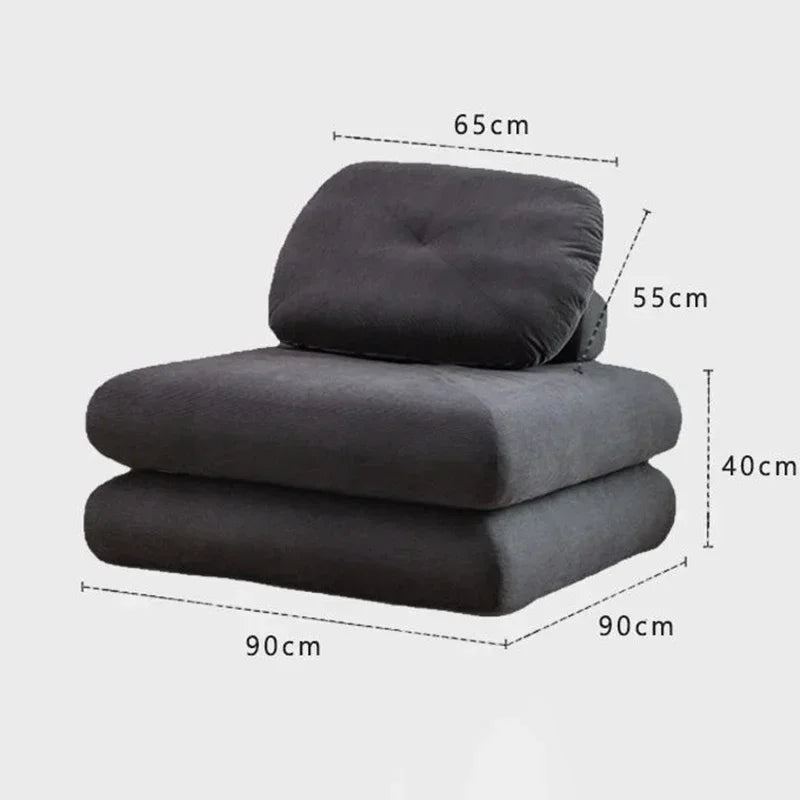 Single Sofa Bed Recliner Lounger Convertible Tatami Sofas Sets Tiny House Relaxing Giant Pouf Luxury Comfort Bedroom Furniture