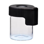 LED Glass Tobacco Jar Bottle Box with Magnifier Sealed Vacuum Herb Tobacco Jar Box Bottle Tobacco Storage Bottle Jar Container