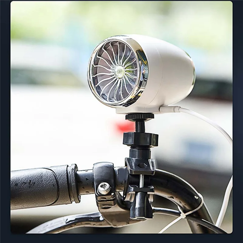 Portable USB Mini Cooling Fan with Tripod Bike Handlebar Electric Fan