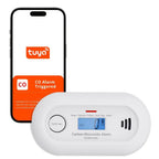 V-COME WiFi Smart Carbon Monoxide Alarm, WiFi CO  Detector with Tuya App control, 10-Year Life Battery, CE EN 50291, VC21W