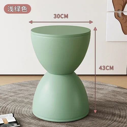 Minimalist Nordic Dressers Stool Plastic Design Apartment Shoes Changing Children Foot Stool Relax Muebles Trendy Furniture