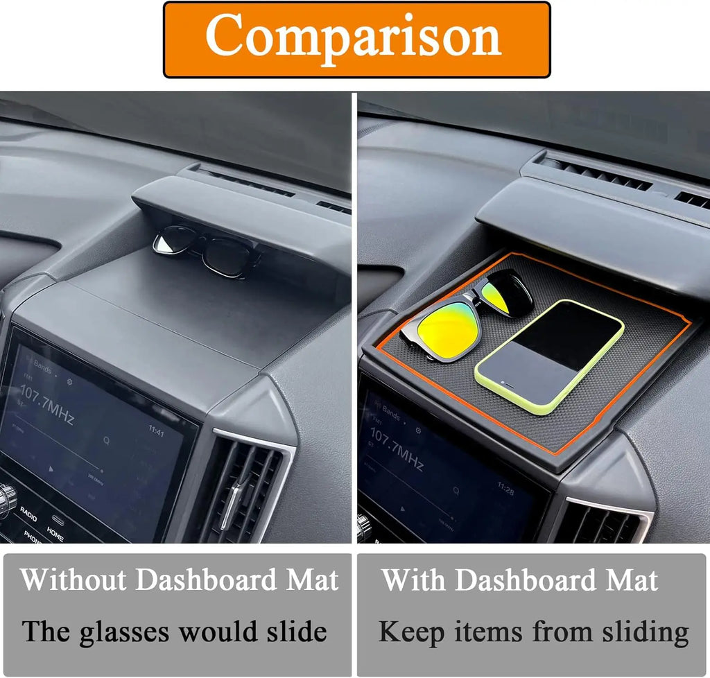 Dashboard Mats For Subaru Crosstrek/Impreza and Subaru Forester Accessories Center Console Liner Mats Inserts
