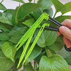 WUJIE 50-1000PCS 1/8'' Green Drippers 3/5mm Bending Arrow Emitters Garden Potted Irrigation Watering Micro Drip System Fittings