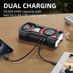 4-in-1 Car Jump Starter & Air Pump