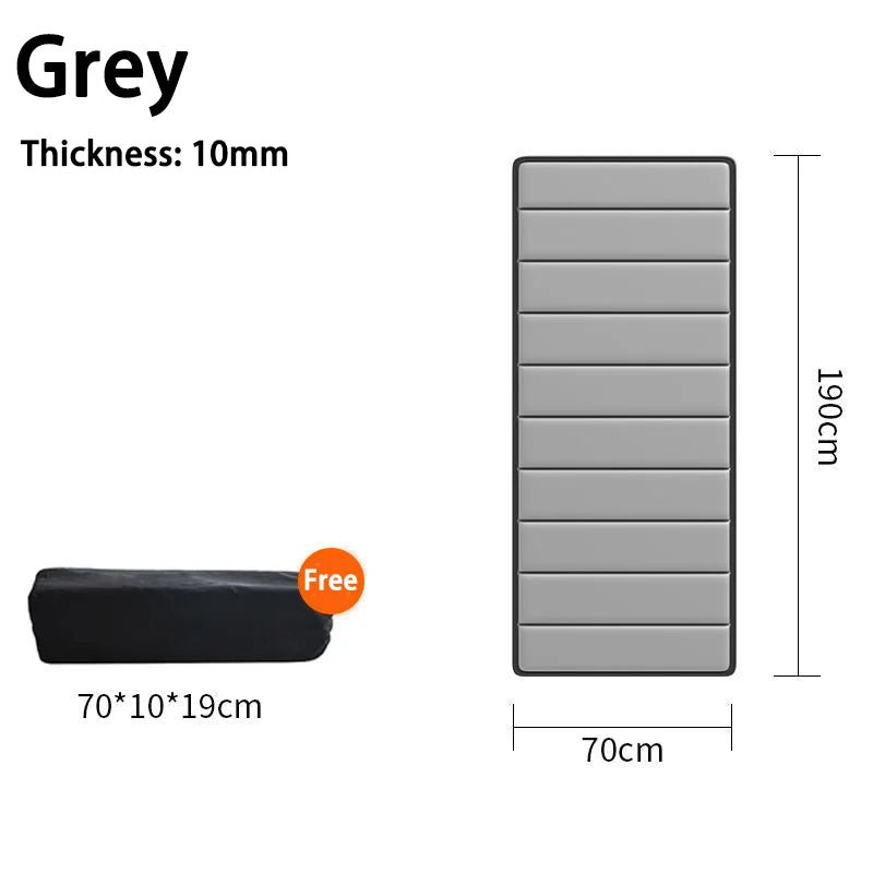 Non-inflatable  Car Travel Bed Outdoor Camping Folding Bed Portable SUV Mattress Universal Travel Mattress