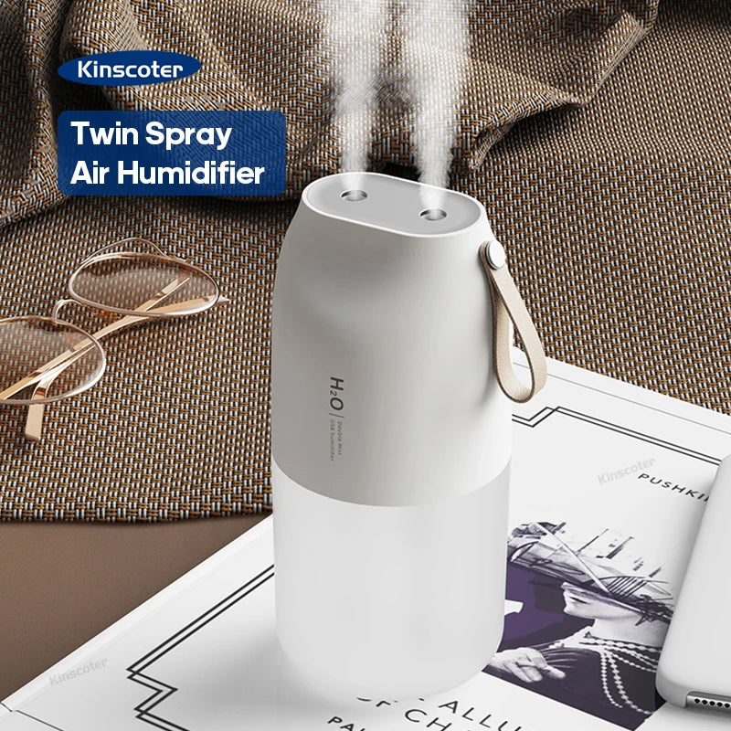 Cordless Rechargeable Air Humidifier 2000mAh Wireless Cool Mist Diffus