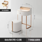 dressing table set with mirror vanity headdresses Mini dressing table Cabinet storage makeup drawers Suspended vanity headband