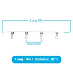 Hook for Zemismart ZM79 BCM500 Electric Curtain Track S Fold Curtains Snake Tape Curtain 6cm 8cm