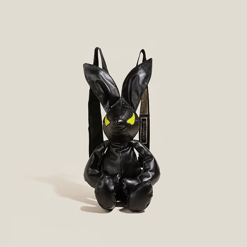 Y2K Cool Cartoon Rabbit Doll Backpack | Unique Fashion Shoulder Bag for Teens