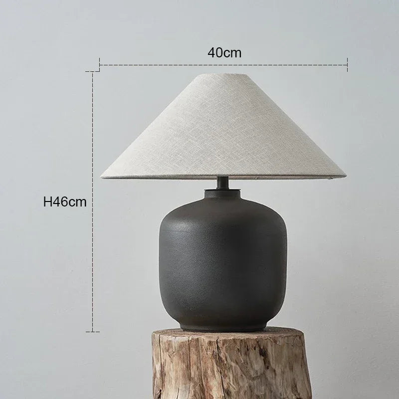 Ceramic Lamp Wabi Sabi Style Vintage Japanese Floor Lamp for Living Room Corner Sofa Lounge Standing Light Decoration Salon