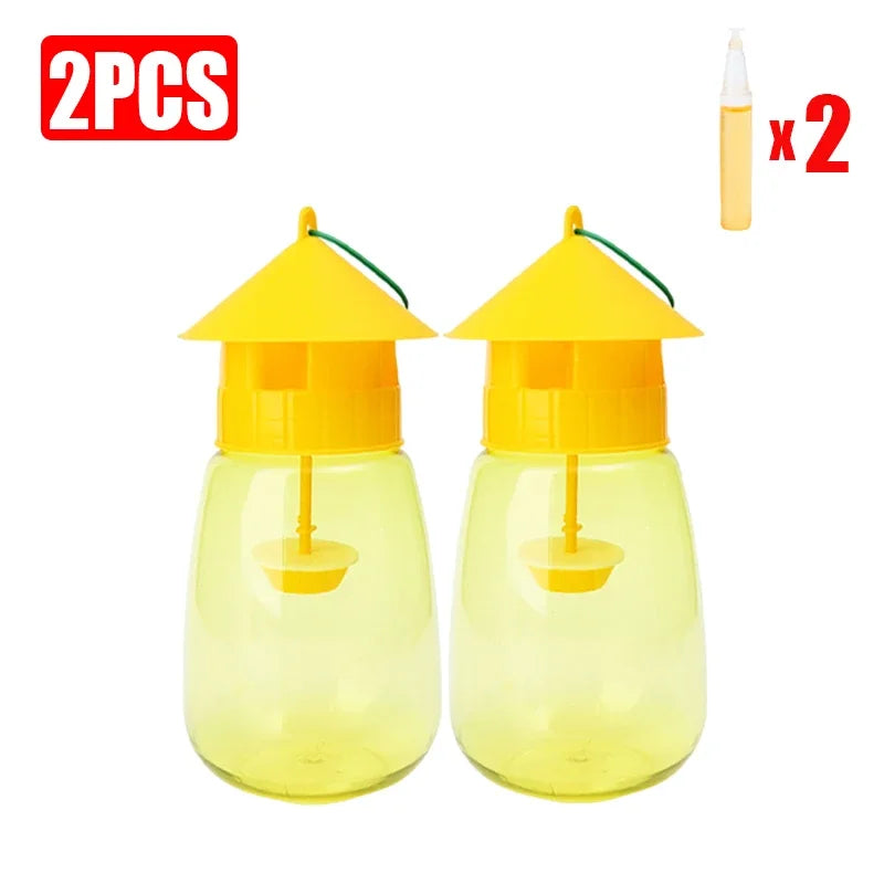 Reusable Fruit Fly Trap Killer Plastic Drosophila Mosquitoes Traps Bottle Garden Orchard Farm Insect Catcher Pest Control Tools