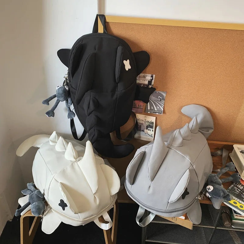 Shark Backpack for Men and Women, Trendy Brand, Niche Design, Personalized, Ugly, Cute, Creative Backpack