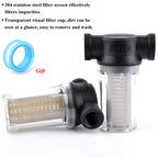 1/2" Garden Watering Hose Filter Agricultural Irrigation Impurity Prefilter Aquarium Water Pump Filter 80/250 Mesh Strainer Mesh