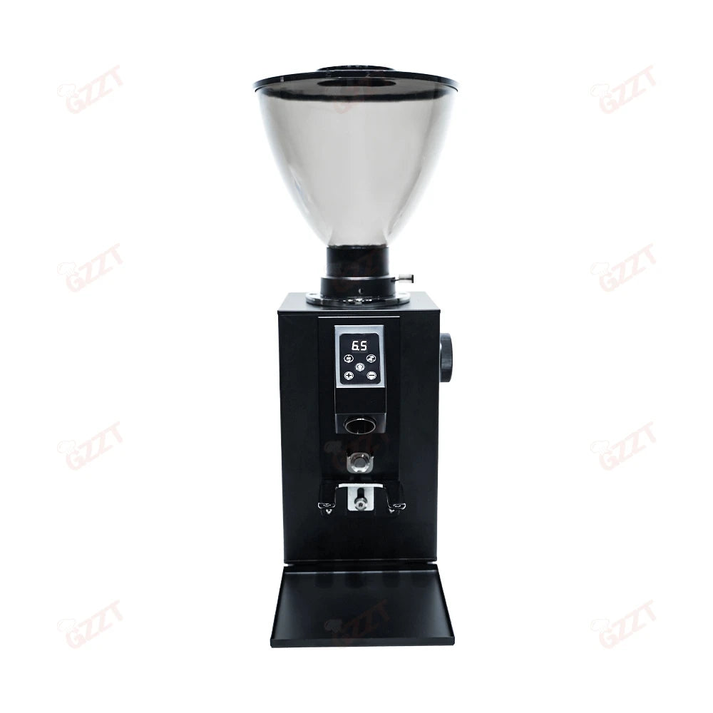 GZZT TCG64 Electric Coffee Bean Grinder 64mm Flat Burr Quantitative Grinding Maker Espresso Grinder Coffee Mill 220V 110V