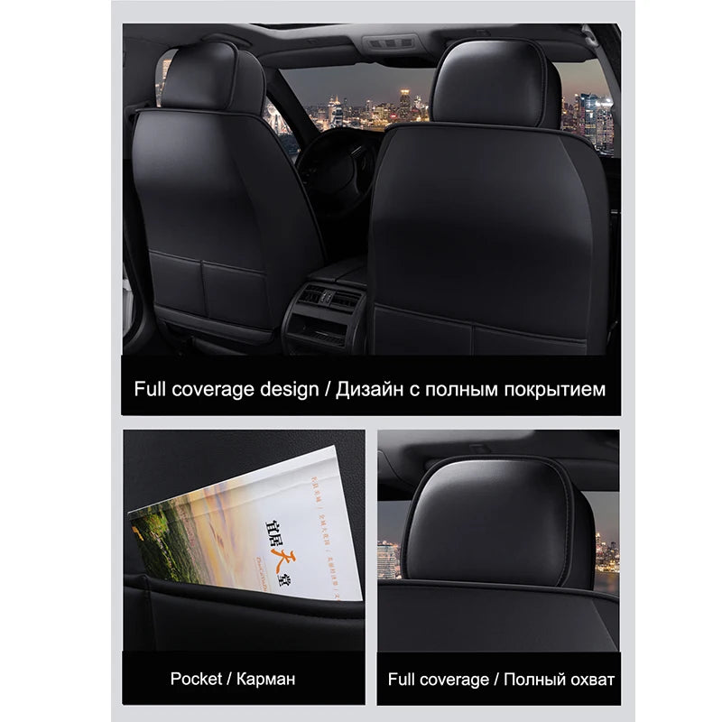 5 Seat Car Seat Covers for Hyundai SOLARIS CRETA Ix35 TUCSON GETZ I30 I40 ELANTRA SONATA Santa Fe Car Accessories Auto Goods