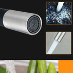 Kitchen Sink Faucet Stainless Steel Single Cooling Faucet Modern Universal Swivel Wash Basin Balcony Splash Proof Faucet