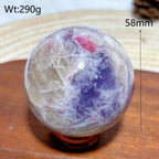 Healing Natural Crystals Unicorn Stone Pink Tourmaline Sphere Polished Gemstones Ball Home Decorations Room Decor Gift