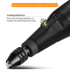 Mini Electric Drill Power Tools Drill 18000r/min Grinder Grinding Set Hand-held Drilling Machine Stepless Speed Regulation Drill