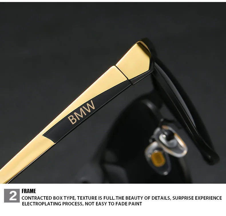 BMW High-End Polarized Sunglasses | Anti-Glare Driver Goggles for X1-X7, E/F/G Series