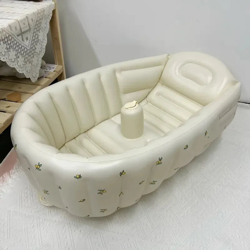 Foldable Baby Inflatable Learning Seat & Bath Basin
