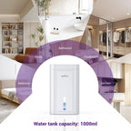 LOEFME Electric Dehumidifier 1000ML with Timer, Low Noise, 7 Color Light, Mini Air Dehumidifier, for Bedroom, Bathroom, Wardrobe