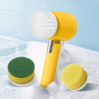 New 8-in-1 LCD Cordless Electric Cleaning Brush with Long Handle, Retractable Bathroom Toilet Floor, Electric Cleaning Brush