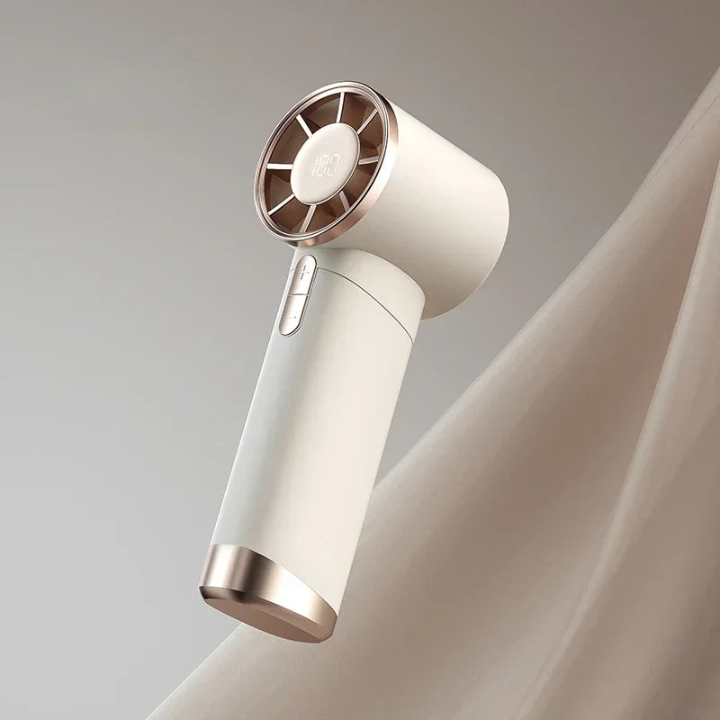 3000mAh Portable mini Fan 100 Wind Speeds Instant Cooling with Ice Mode Handheld fan USB Rechargeable electric fans Camping Fan