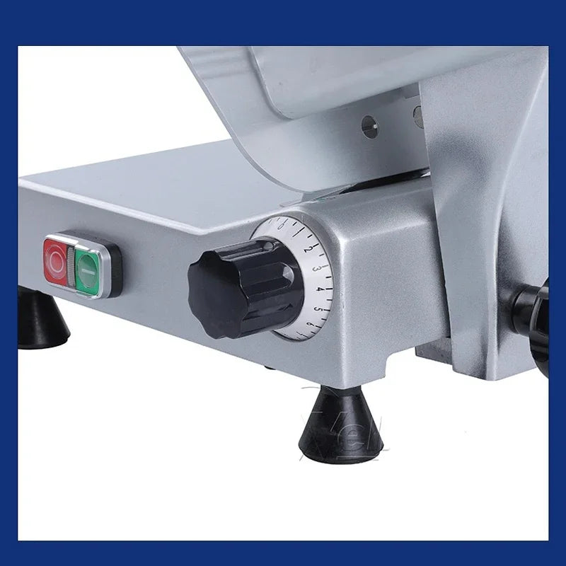 Commercial Slicer Premium Chromium Plated Steel Blade Meat  Food Slicer 10 Inch Half  Meat Slicer Slicing Beef/Lamb Rolls