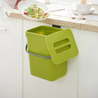 Kitchen Waste Bin Small Kitchen Compost Bin 3L Kitchen Waste Bin Household Countertop Container with Lid for Rubbish Composter