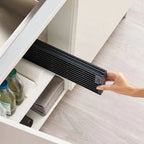 Kitchen Countertop Drain Sink Black Folding Sink Drain Sink Counter Splashproof Drain Bar Counter Organization