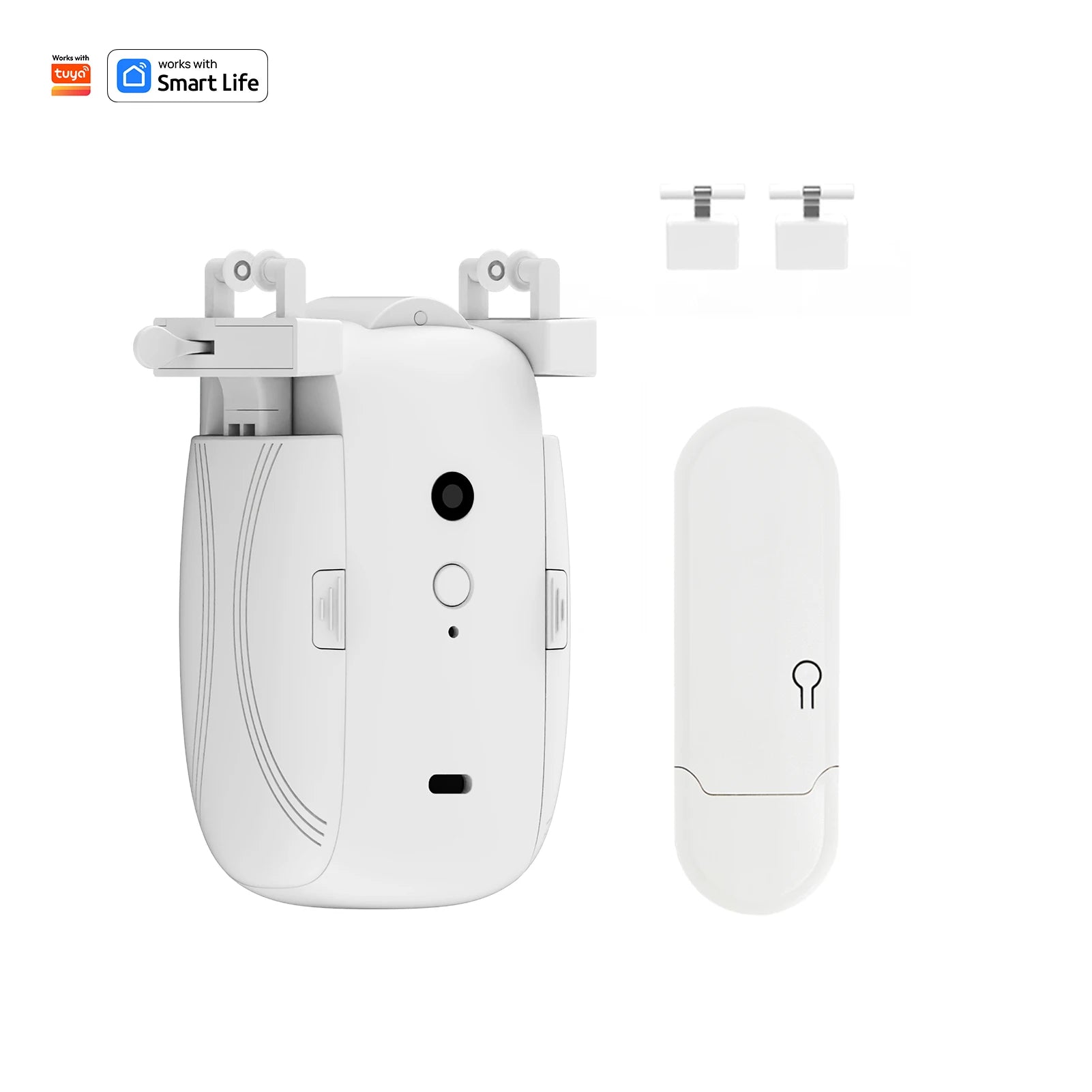 Automatic Curtain Opener WiFi Remote Control Smart Curtain Controller for U Shaped I Shaped Rail One-Touch Remote Control Switch