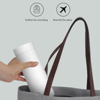 EU Plug Mini Portable Electrothermal Cup 400ML Travel Electric Kettle Heating Water Insulation Integrated Teapot Travel Thermos